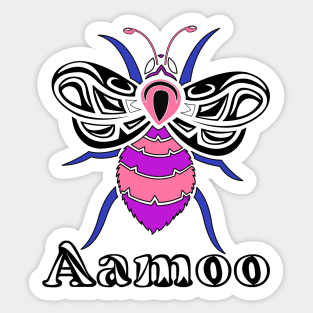Genderfluid Aamoo (Bee) Sticker